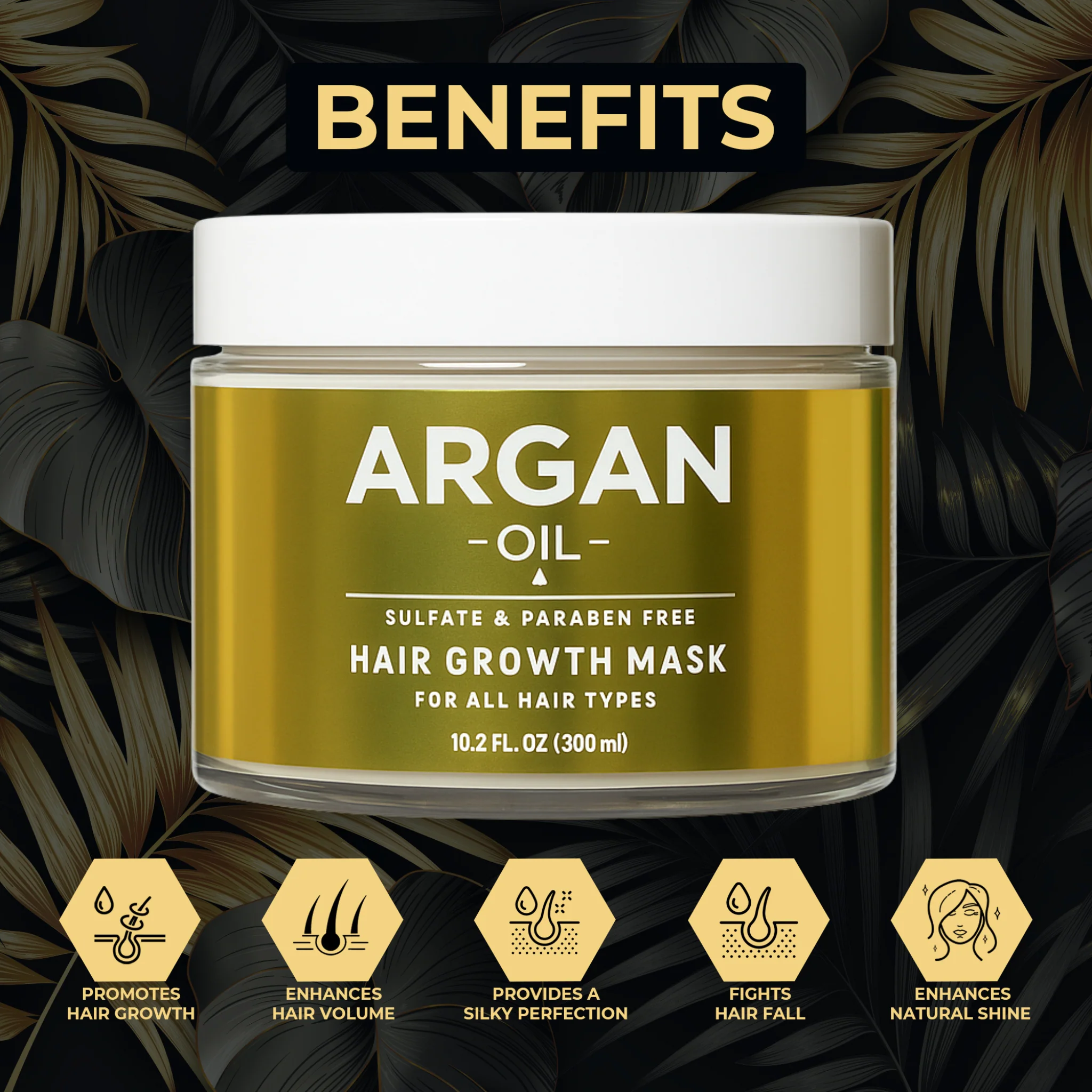 Stop Hair Loss & Real Hair Regrowth for All Hair Types - 10 Minute Miracle - Mask 300ml - Image 6